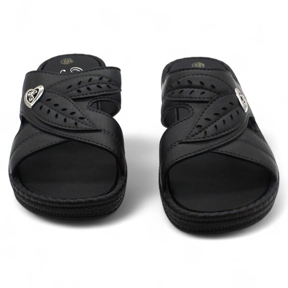 Tecs Women's Low Heel Slip-on Sandals Black, - Women's Outdoor at Academy Sports - Picture 3 of 8